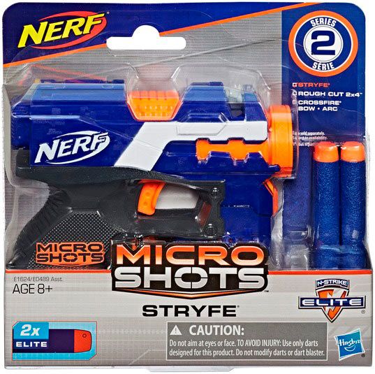 Бластер Hasbro Nerf Мікрошот Страйф E0489