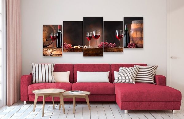 Картина модульная 5 частей MK165 115x55 см 