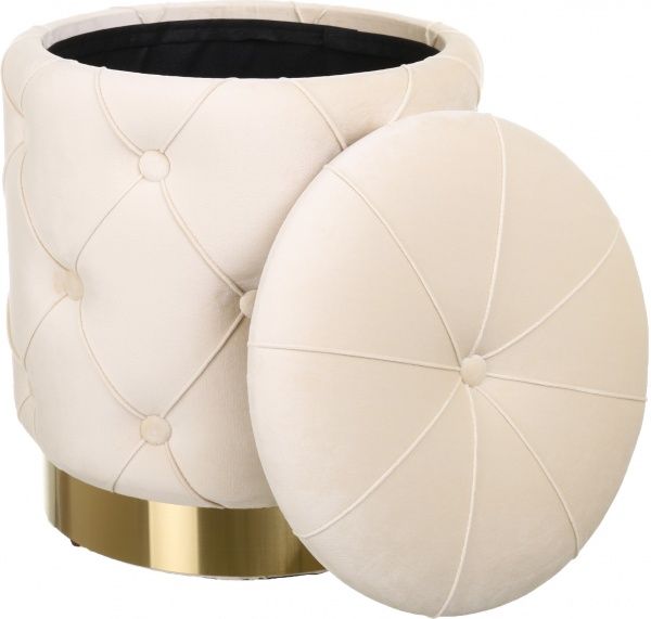 Сундук-пуф Louis 33,5х33,5х38 см белый 