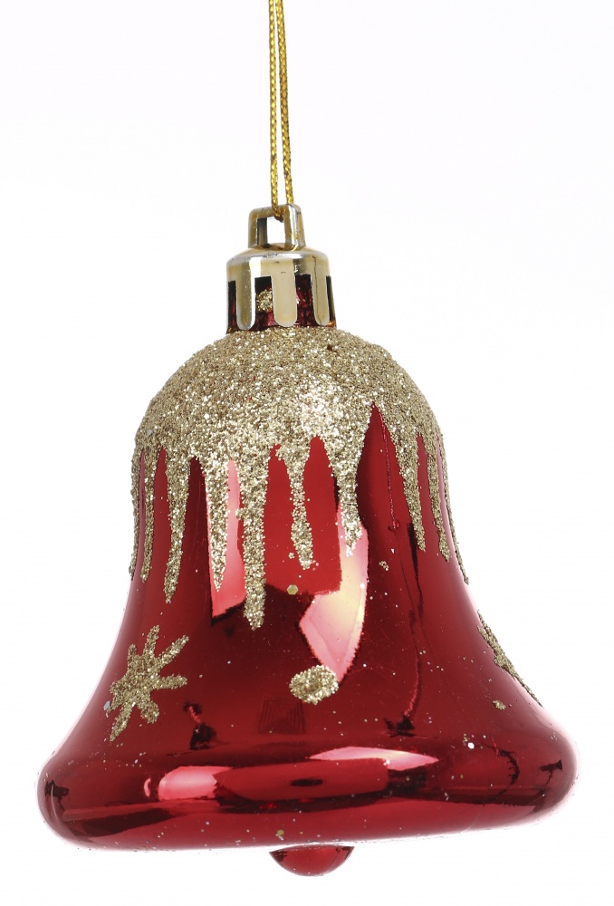 Набір підвісок 3 шт дзвіночок 3 кольори в асортименті 6 см EPI-