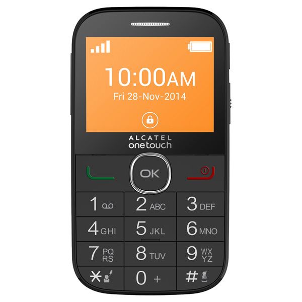 Телефон мобильный Alcatel One Touch 2004G balck