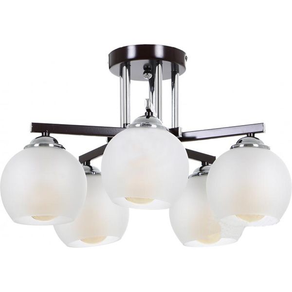 Люстра стельова Accento lighting Avinion ALPL-PL39217-5 5x60 Вт E27 венге 