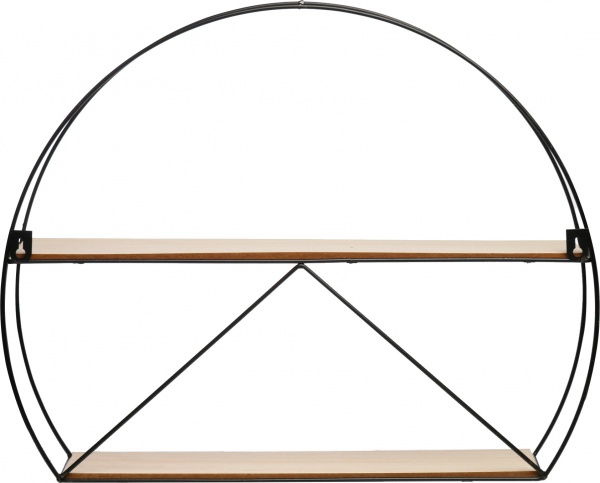 Полиця декоративна Півсфера 50х10х43 см 