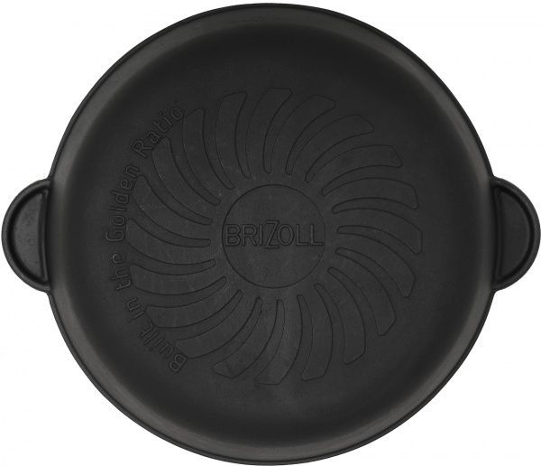 Сковорода чавунна без ручки 24x6 см 559-150 Brizoll