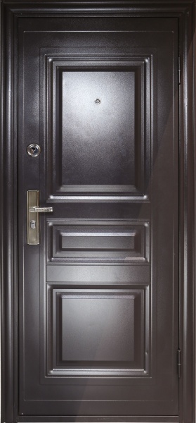 Двері вхідні Y1S36C50 2 замка темно-коричневий 2050х860мм праві