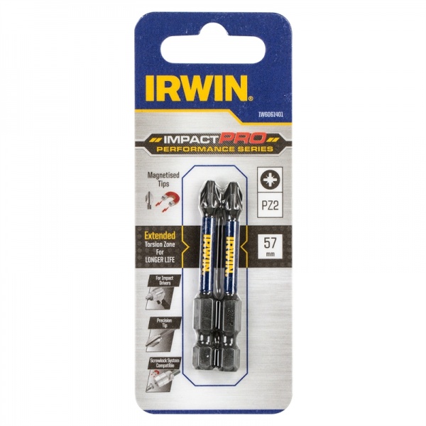 Біта Irwin PZ1 Impact Pro Performance 57 мм 2 шт. IW6061413