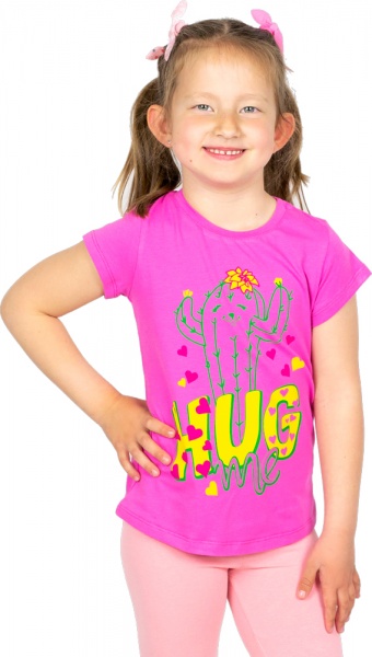 Джемпер для дівчинки Roksana CACTI р.104–110 рожевий №0021/16085 