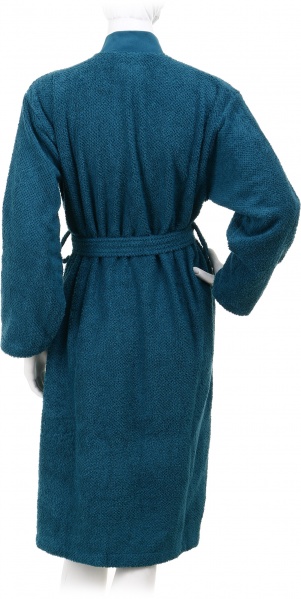 Халат махровий La Nuit р. XL темно-зелений Rice Turquoise