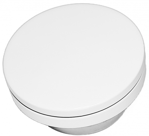 Рамка вентиляционная приточная (анемостат) SVF 150 мм металл белый 