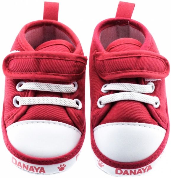 Пинетки детские Danaya K09-B0004 р.17 красный с белым 