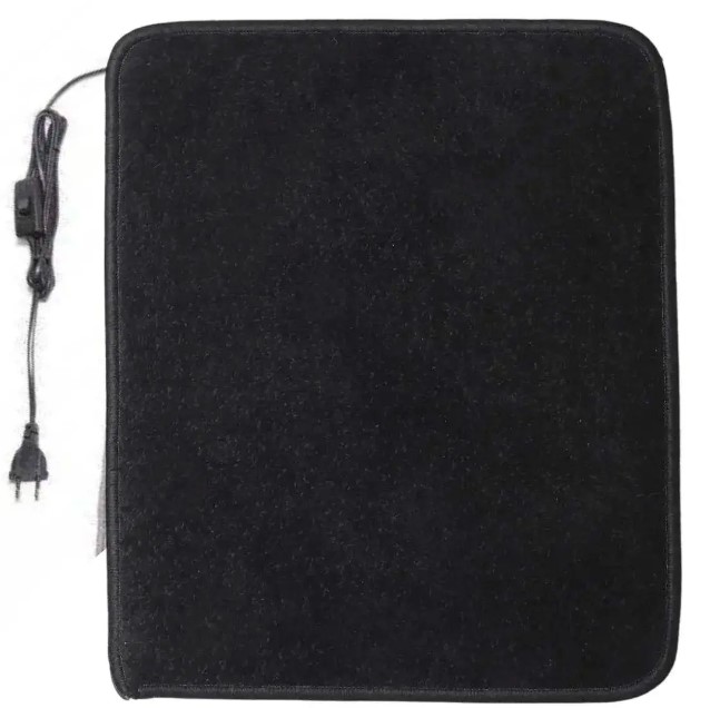 Коврик с подогревом Solray 530x430 мм Черный 44 Вт