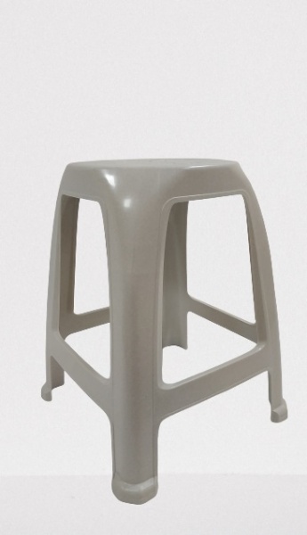 Табурет 370x370x460 мм белый 