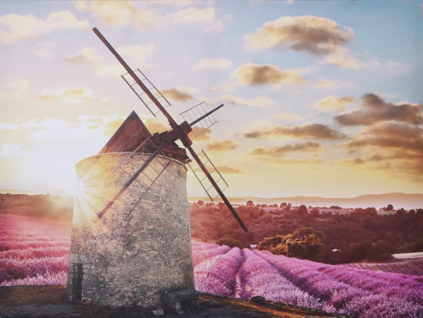 Репродукция Мельница 85x113 см Styler 