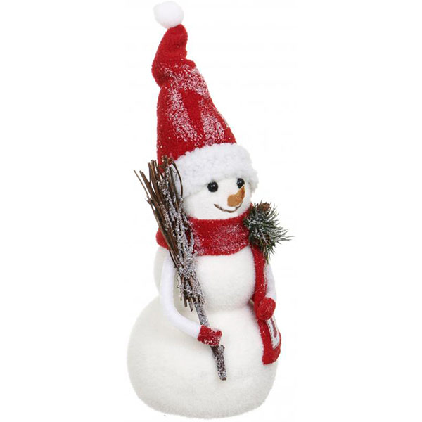 Декоративна фігура Сніговик JSM17143 30 см