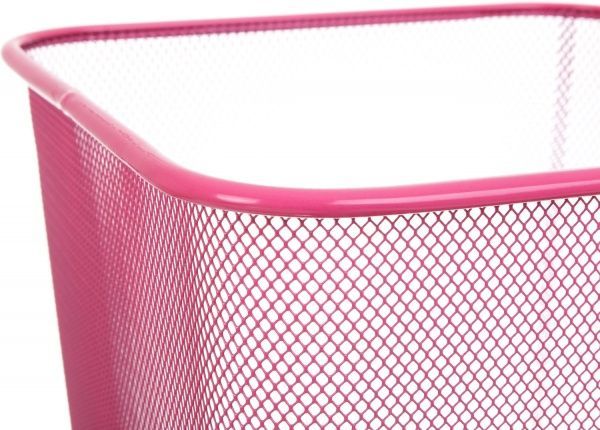 Корзина офисная для бумаги 26,5x26,5x31,5 см розовый 