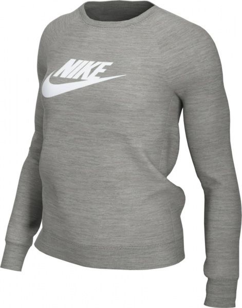 Джемпер Nike W NSW ESSNTL CREW FLC HBR BV4112-063 р. XS сірий