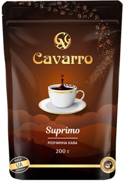 Кофе растворимый CAVARRO Suprimo 200 г 