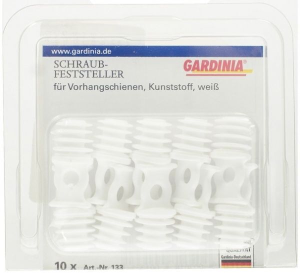 Заглушка гвинтова Gardinia набірний білий 