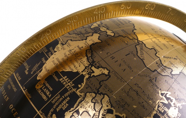 Глобус декоративный золотой 33 см A54910210