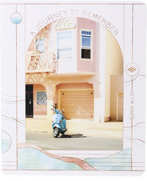 Зошит шкільний уф-лак 48 аркушів у лінійку в асортименті Мрії збуваються