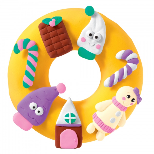 Набор для детского творчества Lovin Winter Tales Венок желтый. Карамельные сладости 70103