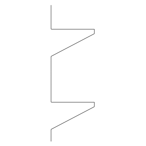 Кронштейн для полиць Valore Трикутник подвійний Loft SB-DT-21