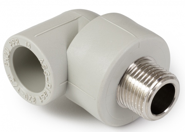 Колено наружная ASG с резьбой 25х1/2