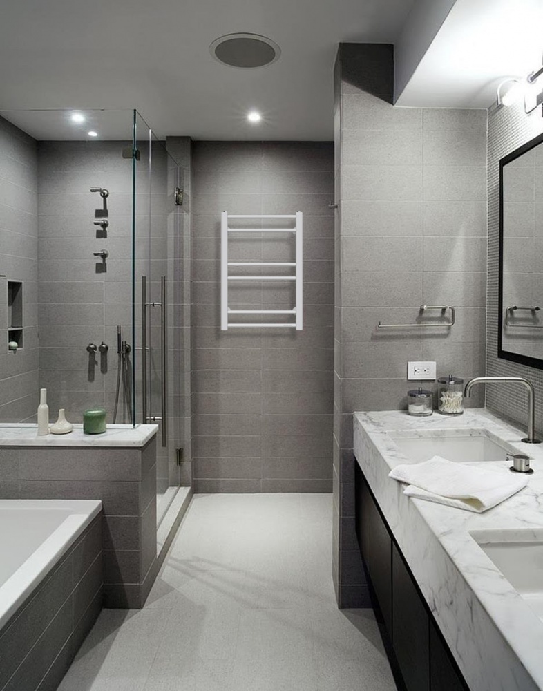 Рушникосушарка електрична Atlantic Dalia біла 720х500х105мм 100 Вт