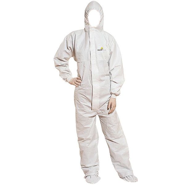Комбинезон одноразовый Delta Plus с капюшоном р. XL рост универсальный DT117XG белый