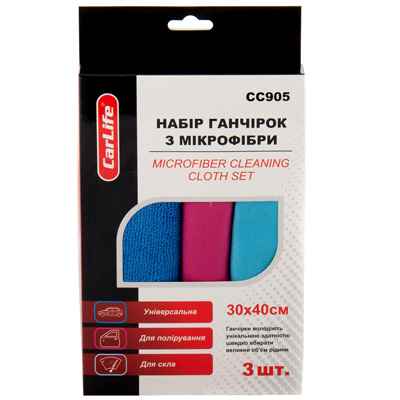 Салфетка CarLife CC905 3 шт