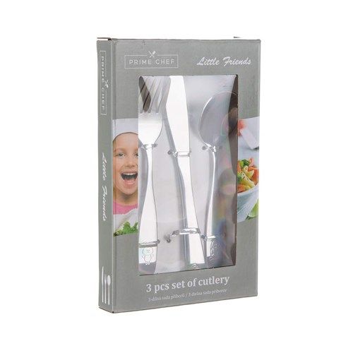 Набір столових приборів дитячий 3 предмети Little Friends Banquet