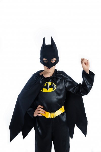 Костюм новогодний КАРНАВАЛІЯ Бэтмен 3D р.110-116 черный 