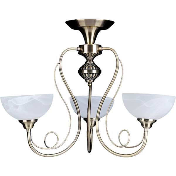 Люстра потолочная Victoria Lighting 3xE27 античная бронза Lumia/PL3 