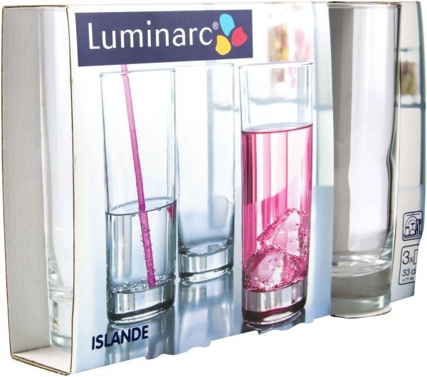 Набор стаканов Islande 330 мл 3 шт. Luminarc