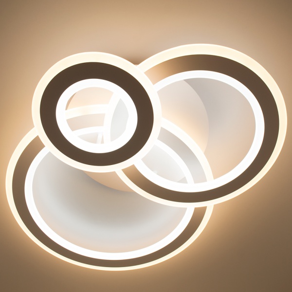 Люстра світлодіодна Luminaria R700/600 108 Вт білий матовий TRIPLEX ROUND 108W R 