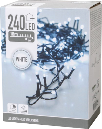 Электрогирлянда AХ8511520 встроенный светодиод (LED) 240 ламп 21 м 