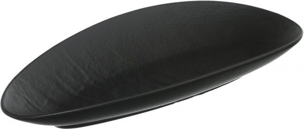 Блюдо овальне Lavastone Black 30,5x14x4 см 300 мл 