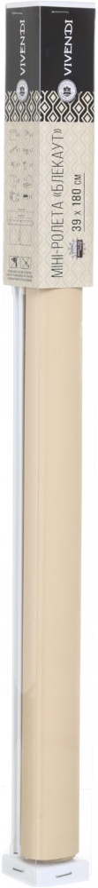 Ролета blackout Vivendi C108 персик 39x180 см