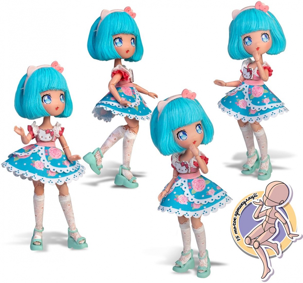 Лялька 4SF Manga Dolls серії Hello Kitty Красуня Пінк HKTF0300