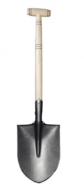 Лопата штыковая Лев подборно-копальная с древком (рельсовая сталь)