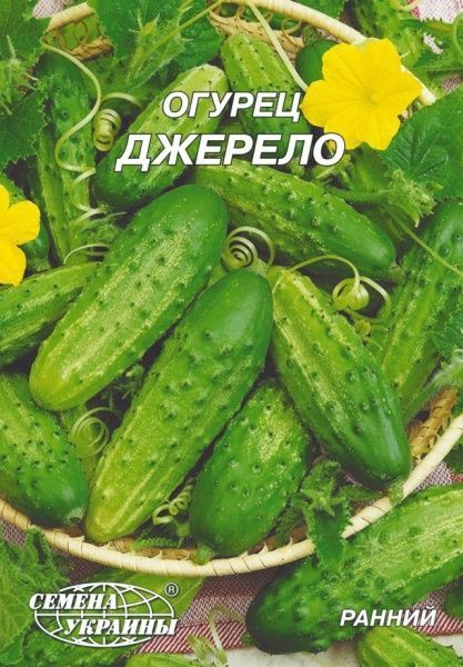 Насіння Семена Украины Огірок Джерело 10г