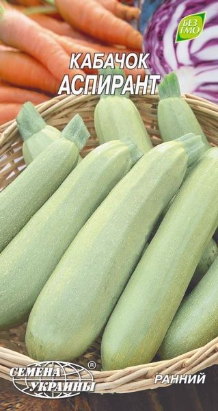 Насіння Семена Украины кабачок Аспірант 3г