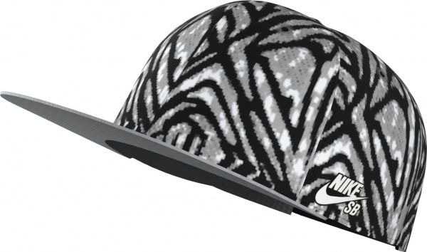 Кепка Nike U NK H86 CAP FLATBILL AOP CQ9274-100 OS белый