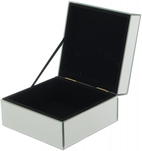 Скринька Сяйво 13х6х13 см сріблястий