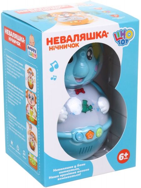 Игрушка музыкальная неваляшка 15 см ODT003932