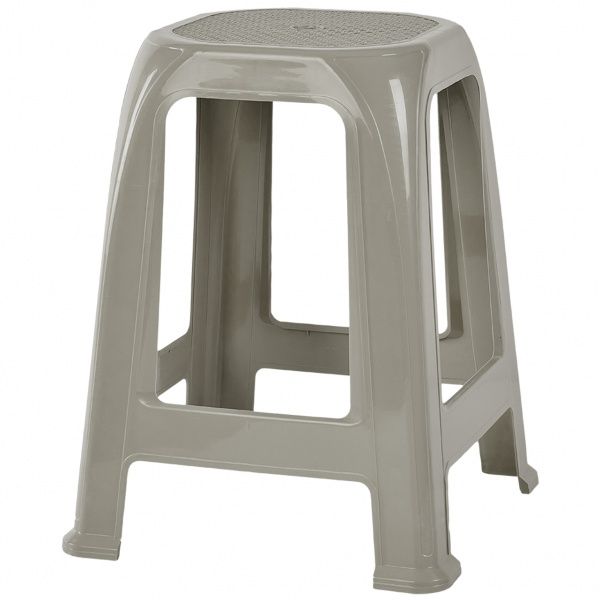 Табурет пластиковый Алеана Пиф 46x36,5x36,5 см какао 