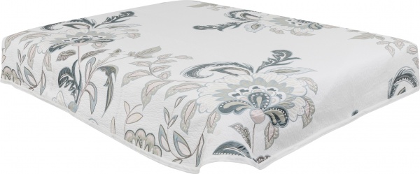 Покривало Mallorca C3 235x270 см Textilia білий із малюнком 