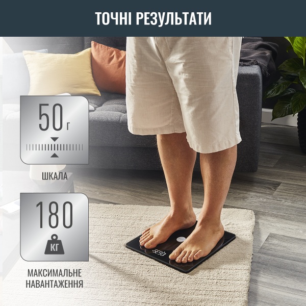 Ваги підлогові Tefal GOODVIBES Smart BM9660S1