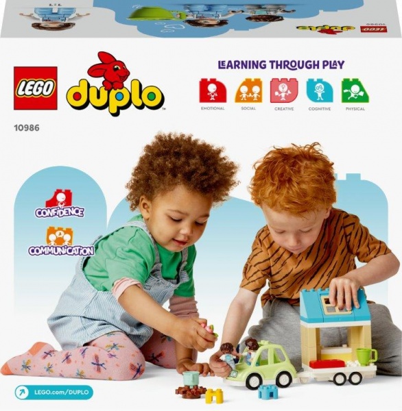 Конструктор LEGO DUPLO Семейный дом на колёсах 10986