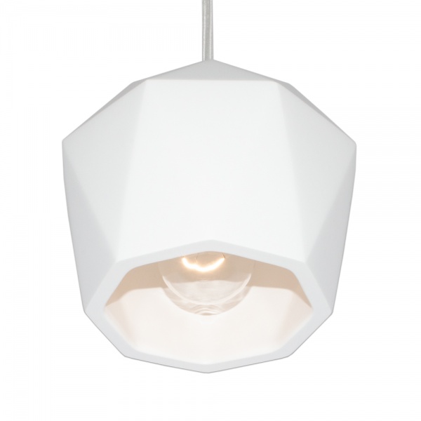 Світильник підвісний Luminaria 1x60 Вт E27 білий DENVER P2205 WH 